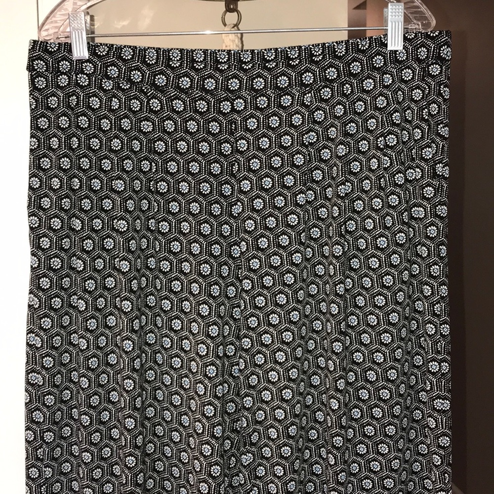 J. Jill Pleated Wide Leg Cropped Pants